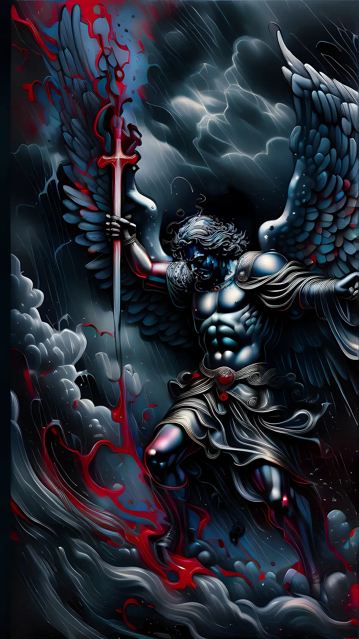 Take That St. Michael the Archangel defeating a demon