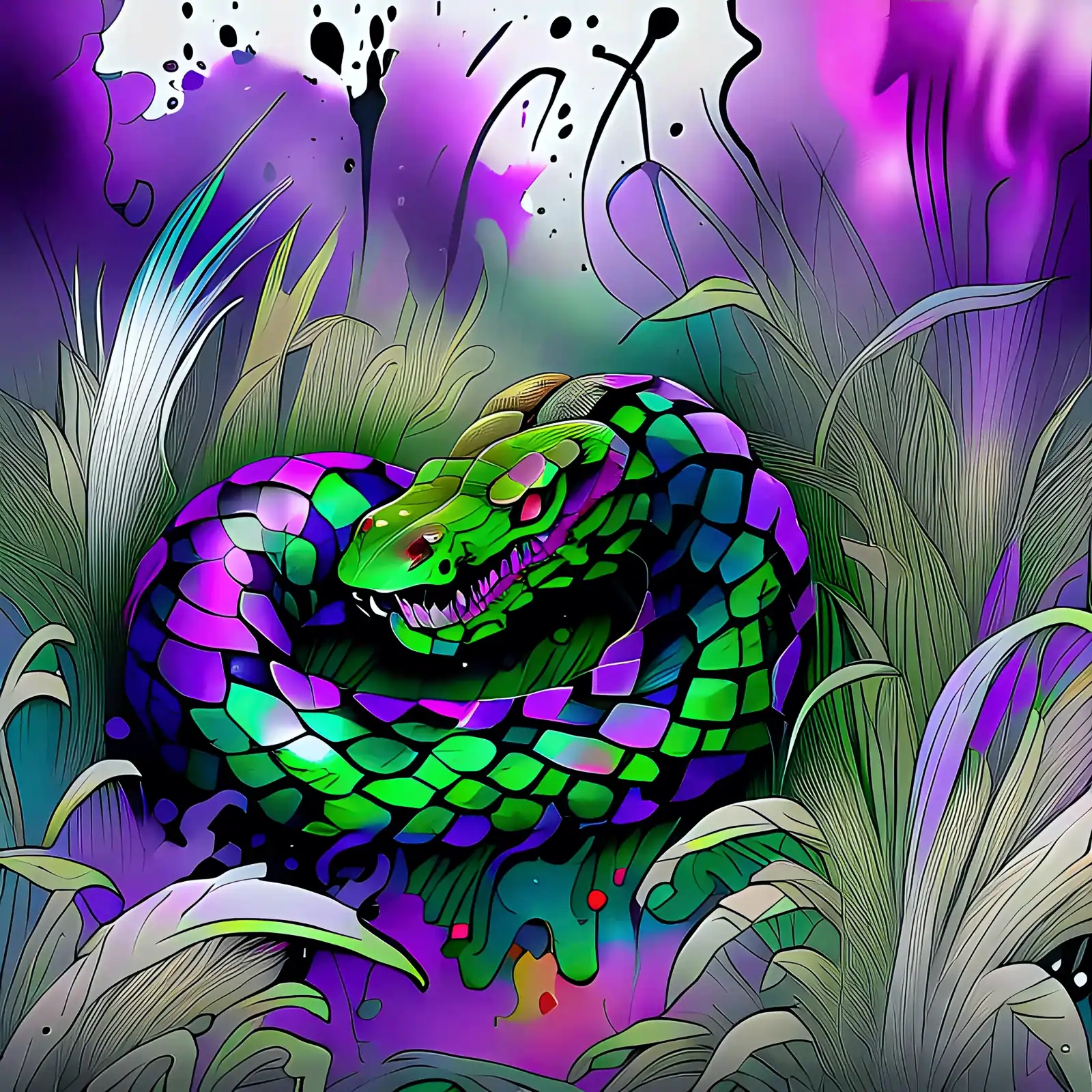 Evil A snake in the grass