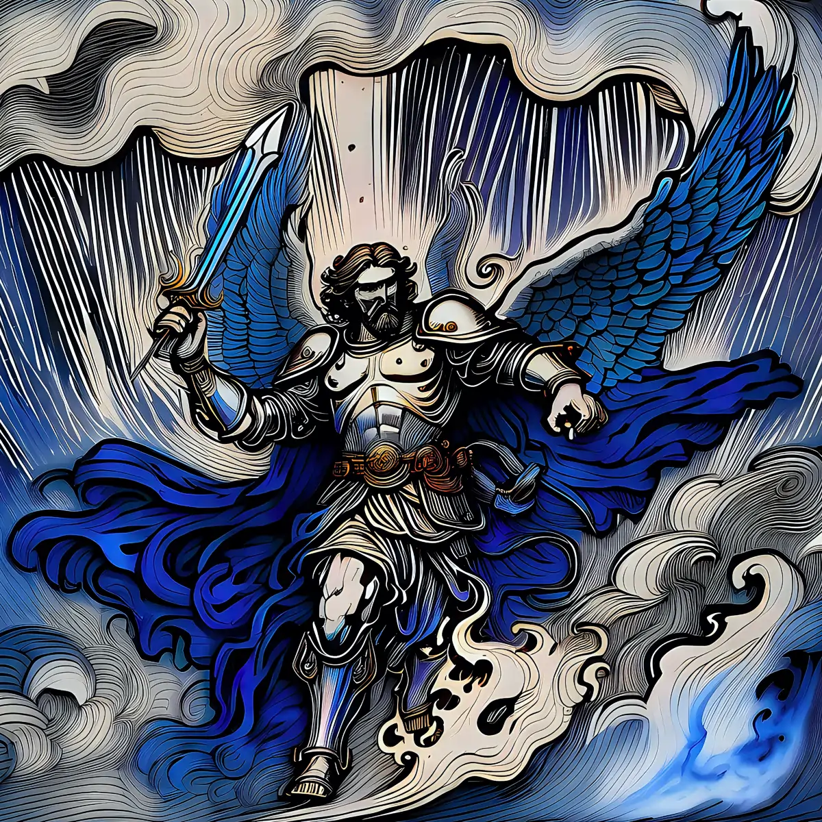 Chaos in a garden A battle rages between good and evil